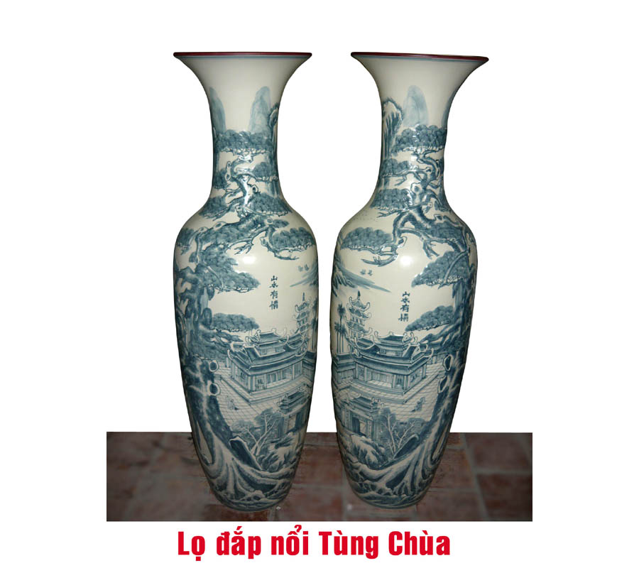 Lục bình đắp nổi Tùng chùa LB-18